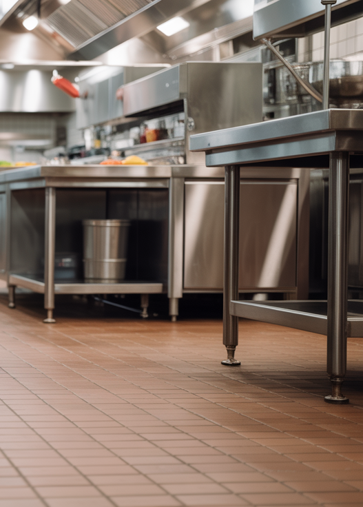 Restaurant kitchen floor deep cleaning services
